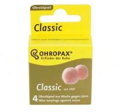 Ohropax Classic 4db (2 pár) füldugó lágy viaszból