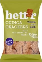 bett'r bio vegán gluténmentes quinoa kréker bazsalikom&paradicsom 100 g