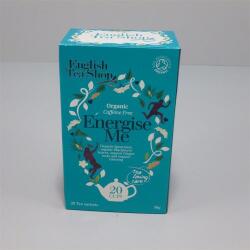 English Tea Shop wellness bio tea energise me koffein mentes 20x1.5g 30 g - menteskereso
