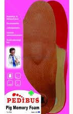 PEDIBUS talpbetét bőr pig memory foam 41/42 1 db - menteskereso