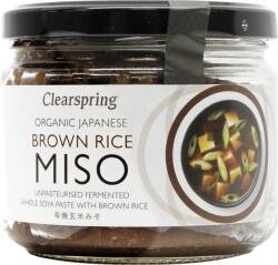 Clearspring bio miso barnarizsből üveges 300 g - menteskereso