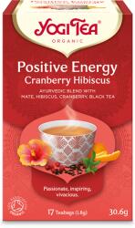 YOGI TEA Bio pozitív energia tőzegáfonyával és hibiszkusszal 17 filter - menteskereso
