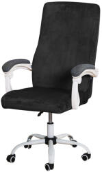 Forcheer ForgószékHuzat (L-es, bársonyos, 1 részes, fekete)