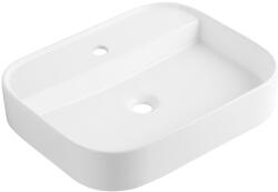 Cerano - Kerámia mosdó - pultra szerelhető - Vico - fényes fehér - 55x45 cm