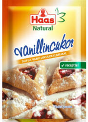 Haas natural vanillincukor 8 g (4x)