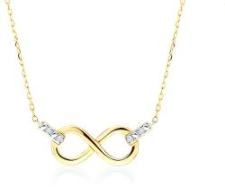SAVICKI Colier din aur 585 cu diamante albe 0.01 ct 43 cm