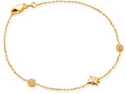 SAVICKI Brățară Celebrity stea din aur 585 cu diamant alb 18 cm