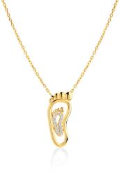 SAVICKI Colier din aur 585 cu diamante albe 0.06 ct 46 cm