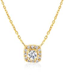 SAVICKI Colier din aur 585 cu diamante albe 0.07 ct 45 cm