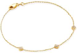 SAVICKI Brățară Celebrity din aur 585 cu diamant alb 0.11 ct 18 cm - savicki - 2 195,00 RON