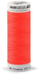 Amann Group Amann Mettler Seraflex rugalmas cérna, no120, 130m, 8775, neon narancssárga