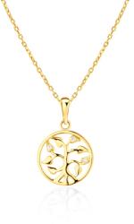 SAVICKI Colier copac din aur 585 cu diamante albe 0.01 ct 42 cm - savicki - 3 370,00 RON