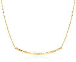 SAVICKI Colier din aur 585 cu diamante albe 0.08 ct 47 cm