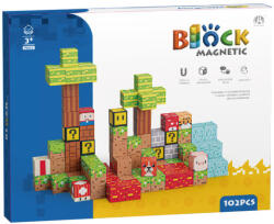  Mágneses építőkockák - erdő 102 db/cs - vegyesbolt