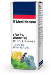 MediNatural légzéskönnyítő 100% illóolaj keverék 10 ml - delfinbuvar