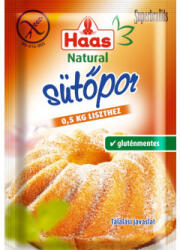 Haas natural gluténmentes sütőpor 12 g (4x)