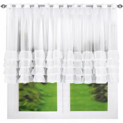 Xzhome Fátyolfüggöny Fodrokkal 400x130 (l507)