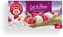 TEEKANNE let it snow habcsók és málna ízű gyümölcstea 20x2, 25g 45 g - vegyesbolt