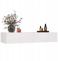 TopEshop Mika Függő fésülködőasztal 110 cm Fehér 2 fiókkal a hálószobába (TOALETKA MIKA BIEL)