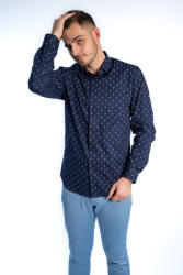 Thomas Jeans férfi ing sötétkék horgonymintás