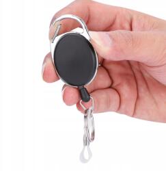  Kártyatartó Póráz Kulcsok Munka Azonosító Kulcstartó Retraktor 60CM