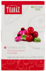 Gárdonyi Teaház gyümölcstea vörös áfonya ízesítéssel és kasvirággal 40 g - delfinbuvar