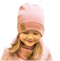 Bubalove Tavaszi sapka Lányoknak Kéményseprővel Gyerek. Peonia 36-40 cm (Komplet czapka i komin peonia W0)