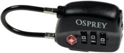Osprey TSA 3 Dial Cable Lock Lakat - black