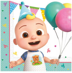  CoComelon Birthday szalvéta 20 db-os 33x33 cm FSC (PNN97879) - oliviashop