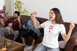 JHK Póló Női Válogatott Lengyel Euro 2024 Személyre Szabott 2XL (SUB005)