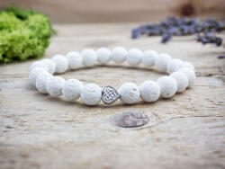 R. M. ékszer Átfogó szeretet korall ásvány karkötő (11905-RM-16)