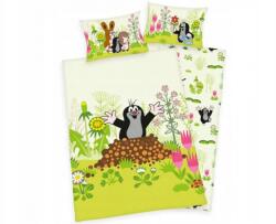 Herding Gyerek pamut ágyneműhuzat Herding "Vakond" mintával, 100/135+40/60 (4006891895011)