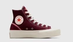 Converse női tornacipő Chuck Taylor piros magasszárú 37.5-es méret (A07114C)
