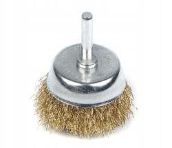 POLAX Homlokkefe szárral fúrógéphez 1/4" 50mm (hullámos huzal) (54-171)