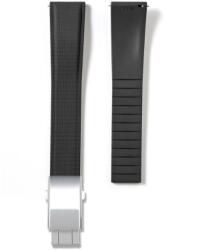  Curea cauciuc FKM Premium neagră, pentru Breitling Avenger, telescop QR 21mm