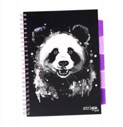 Strigo Spirálos Jegyzetfüzet A4/100K Panda Vonalas