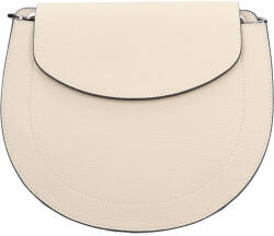 Italia Női bőr crossbody kézitáska Italia Locita - krémes