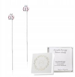 Blingart Szentáldozási emléktárgy Ezüst fülbevaló húzott Katicabogár ezüst 925