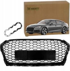 Mertt Audi A5 2016-2020 Hűtőrács Grill Rs Look Első Fekete Méhsejt