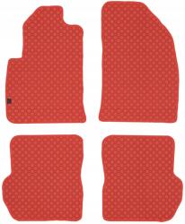 Max-Dywanik Ford Fiesta MK5 2005-2008 Autószönyegek gumi Piros