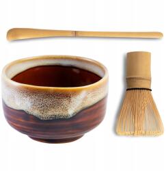 Green Touch Matcha Tea Szett Ame Kozan Japán Csere Miotełka Chasen Kanál (AKCESGT_1ZESTAW)