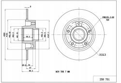 Hart Féktárcsák 2DB Hátsó Megane IV 1.2 16- Festett
