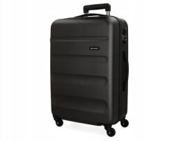 Joumma Bags Roll Road Flex Fekete, Abs Utazóbőrönd, 75x52x28cm, 91L, 5849360 (nagy) (5849360)