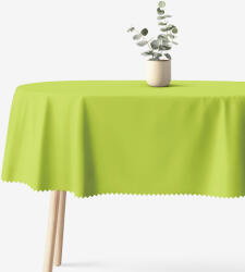 Goldea față de masă teflonată - verde - ovală 140 x 180 cm Fata de masa