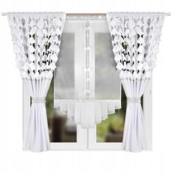  Panel szett 130x80 függöny fehér masni a nappaliba 160x145 Modern (L638-JB-1)