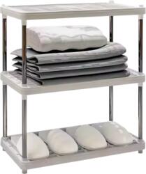 Mobikon Raft pardoseala fier gri plastic alb Maresi 41, 5x22x54 cm (0000400286) Raft