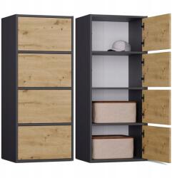 Topeshop Komód Alma Alma Antracit Artisan (M-MP-K-ALM-ALMA-ANTA)