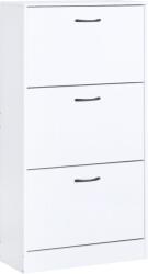 Mobikon Pantofar pal alb Botoria 60x24x116 cm (0000409172) Pantofar