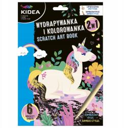 kidea Kaparós Sorsjegy Kifestő 2IN1 Unikornis Kreatív Kidea Játék (4905212629925)