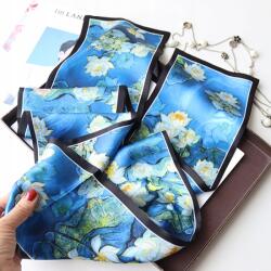  ** 100% tiszta eperfa selyem sál - luxus kétoldalas elegancia (Herbert)